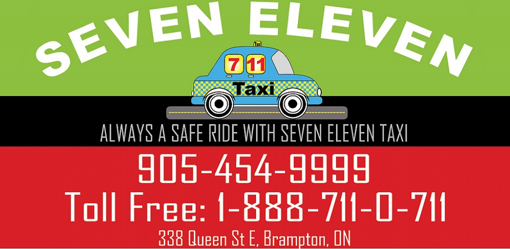 A Seven 11 Taxi 